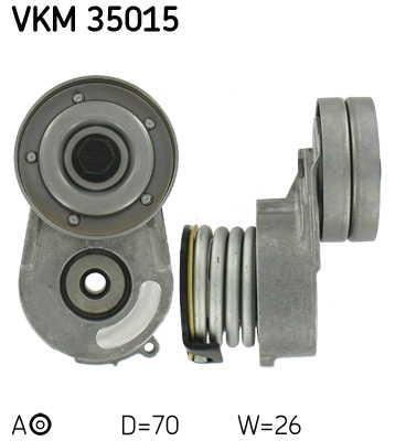 Belt Tensioner, V-ribbed belt - VKM 35015 SKF