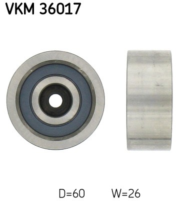 Galoppino/Guidacinghia, Cinghia Poly-V - VKM 36017 SKF
