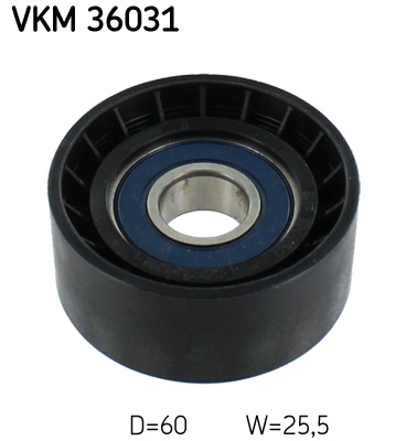 Deflection/Guide Pulley, V-ribbed belt - VKM 36031 SKF