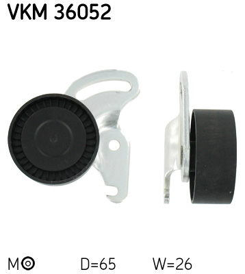 Belt Tensioner, V-ribbed belt - VKM 36052 SKF