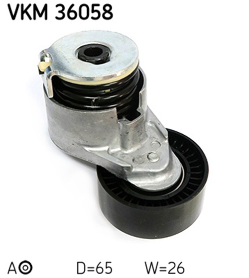 Belt Tensioner, V-ribbed belt - VKM 36058 SKF