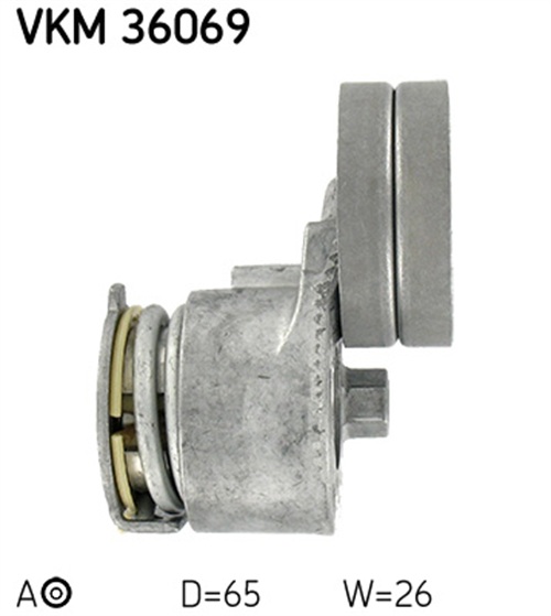 Belt Tensioner, V-ribbed belt - VKM 36069 SKF