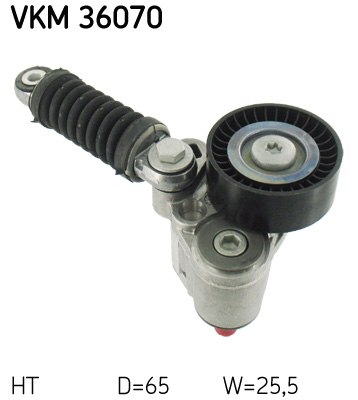 Belt Tensioner, V-ribbed belt - VKM 36070 SKF