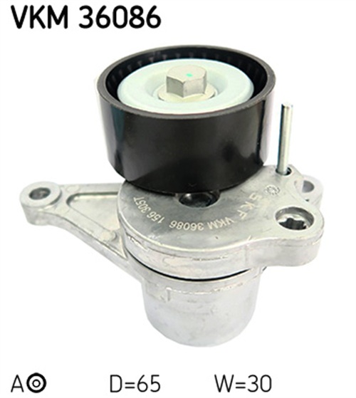Belt Tensioner, V-ribbed belt - VKM 36086 SKF