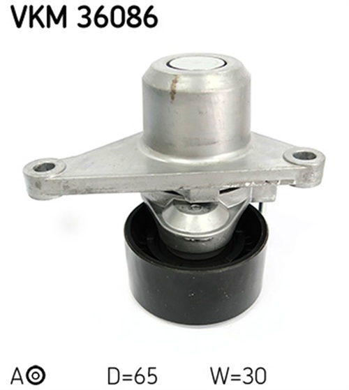 Belt Tensioner, V-ribbed belt - VKM 36086 SKF