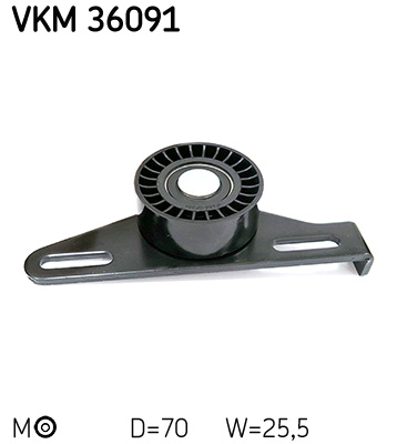 Belt Tensioner, V-ribbed belt - VKM 36091 SKF