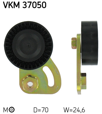 Belt Tensioner, V-ribbed belt - VKM 37050 SKF
