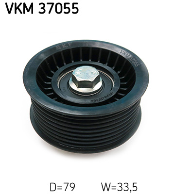 Deflection/Guide Pulley, V-ribbed belt - VKM 37055 SKF
