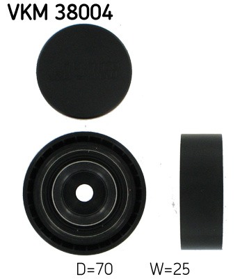 Deflection/Guide Pulley, V-ribbed belt - VKM 38004 SKF