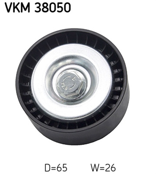 Deflection/Guide Pulley, V-ribbed belt - VKM 38050 SKF