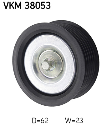 Deflection/Guide Pulley, V-ribbed belt - VKM 38053 SKF