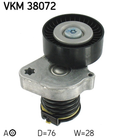 Belt Tensioner, V-ribbed belt - VKM 38072 SKF