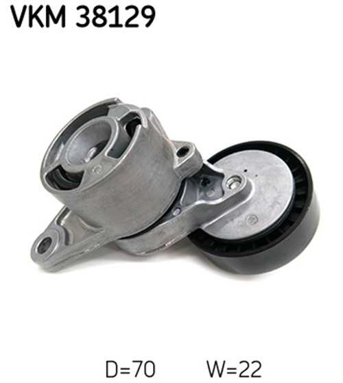 Belt Tensioner, V-ribbed belt - VKM 38129 SKF