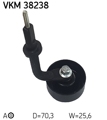 Belt Tensioner, V-ribbed belt - VKM 38238 SKF