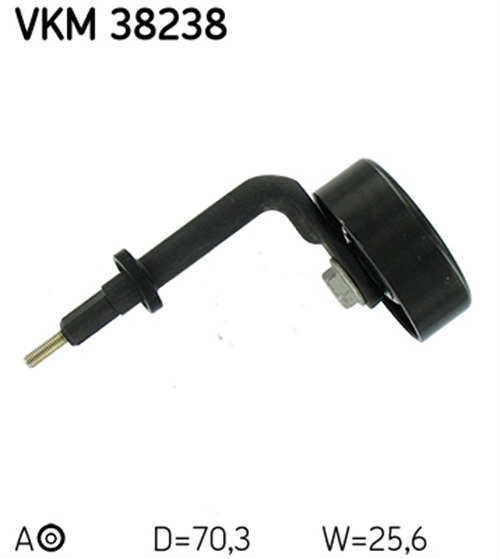 Belt Tensioner, V-ribbed belt - VKM 38238 SKF