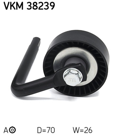 Belt Tensioner, V-ribbed belt - VKM 38239 SKF