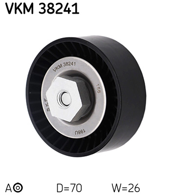 Belt Tensioner, V-ribbed belt - VKM 38241 SKF