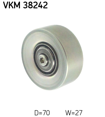 Deflection/Guide Pulley, V-ribbed belt - VKM 38242 SKF
