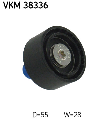 Deflection/Guide Pulley, V-ribbed belt - VKM 38336 SKF