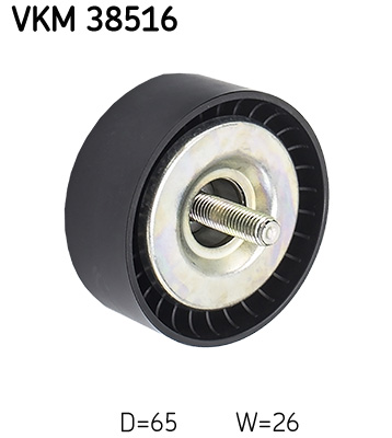 Deflection/Guide Pulley, V-ribbed belt - VKM 38516 SKF