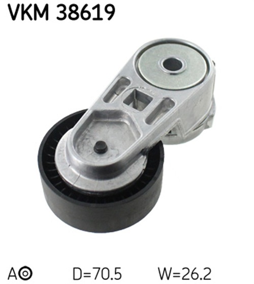 Belt Tensioner, V-ribbed belt - VKM 38619 SKF
