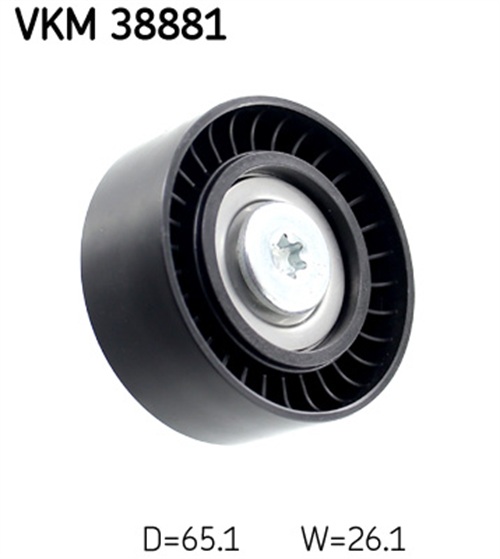 Deflection/Guide Pulley, V-ribbed belt - VKM 38881 SKF