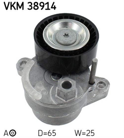 Belt Tensioner, V-ribbed belt - VKM 38914 SKF