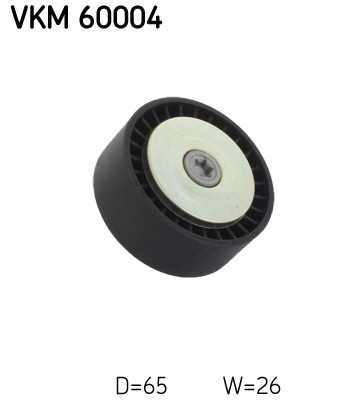 Deflection/Guide Pulley, V-ribbed belt - VKM 60004 SKF