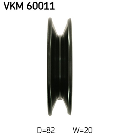 Deflection/Guide Pulley, V-belt - VKM 60011 SKF