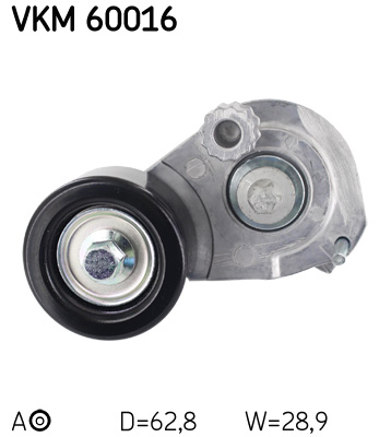 Belt Tensioner, V-ribbed belt - VKM 60016 SKF
