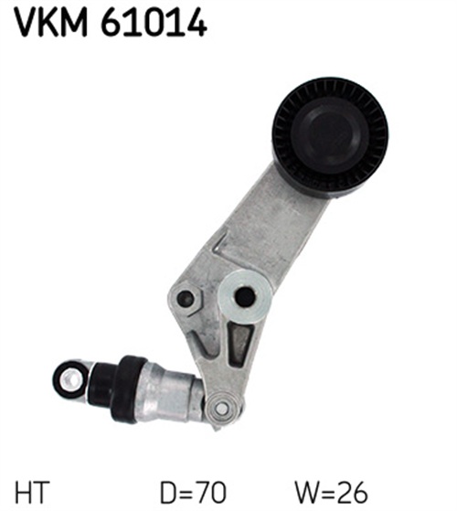 Belt Tensioner, V-ribbed belt - VKM 61014 SKF