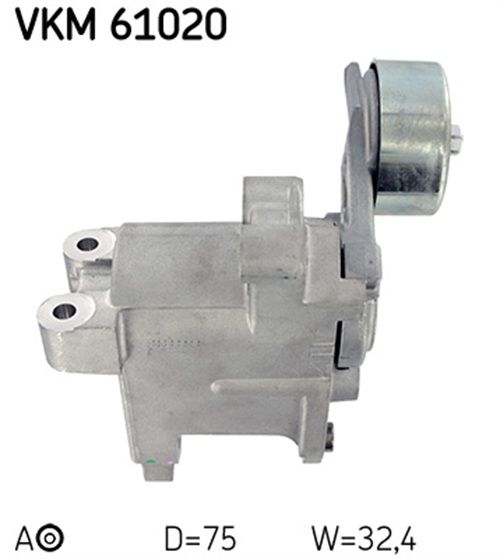 Belt Tensioner, V-ribbed belt - VKM 61020 SKF