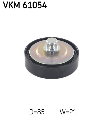 Deflection/Guide Pulley, V-ribbed belt - VKM 61054 SKF