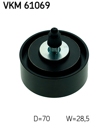 Deflection/Guide Pulley, V-ribbed belt - VKM 61069 SKF