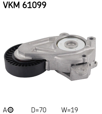 Belt Tensioner, V-ribbed belt - VKM 61099 SKF