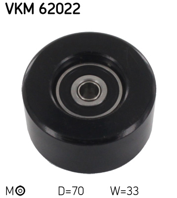 Belt Tensioner, V-ribbed belt - VKM 62022 SKF