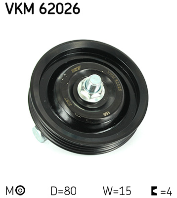 Натяжитель ремня, клиновой зубча - VKM 62026 SKF