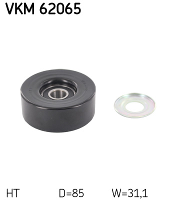 Belt Tensioner, V-ribbed belt - VKM 62065 SKF