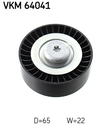 Deflection/Guide Pulley, V-ribbed belt - VKM 64041 SKF