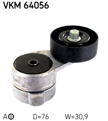 Belt Tensioner, V-ribbed belt - VKM 64056 SKF