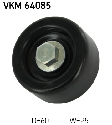Deflection/Guide Pulley, V-ribbed belt - VKM 64085 SKF