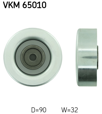 Deflection/Guide Pulley, V-ribbed belt - VKM 65010 SKF