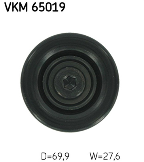 Deflection/Guide Pulley, V-ribbed belt - VKM 65019 SKF