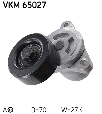 Belt Tensioner, V-ribbed belt - VKM 65027 SKF