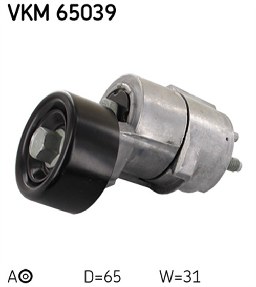 Belt Tensioner, V-ribbed belt - VKM 65039 SKF