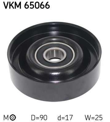 Belt Tensioner, V-ribbed belt - VKM 65066 SKF