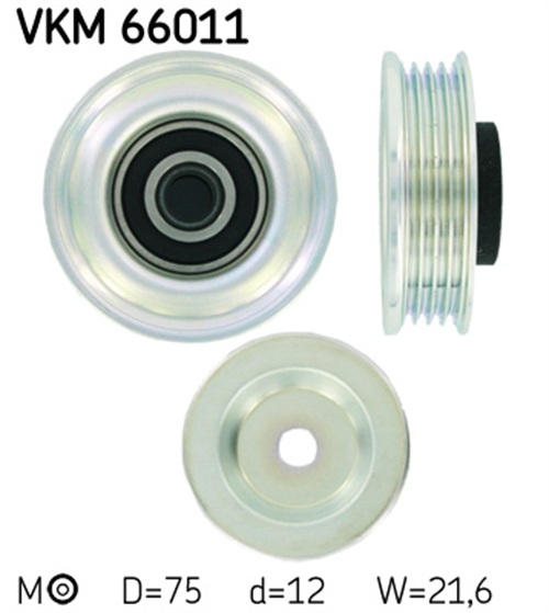 Belt Tensioner, V-ribbed belt - VKM 66011 SKF
