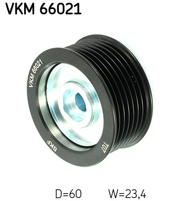 Deflection/Guide Pulley, V-ribbed belt - VKM 66021 SKF