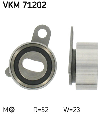 Tensioner Pulley, timing belt - VKM 71202 SKF