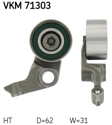 Tensioner Pulley, timing belt - VKM 71303 SKF